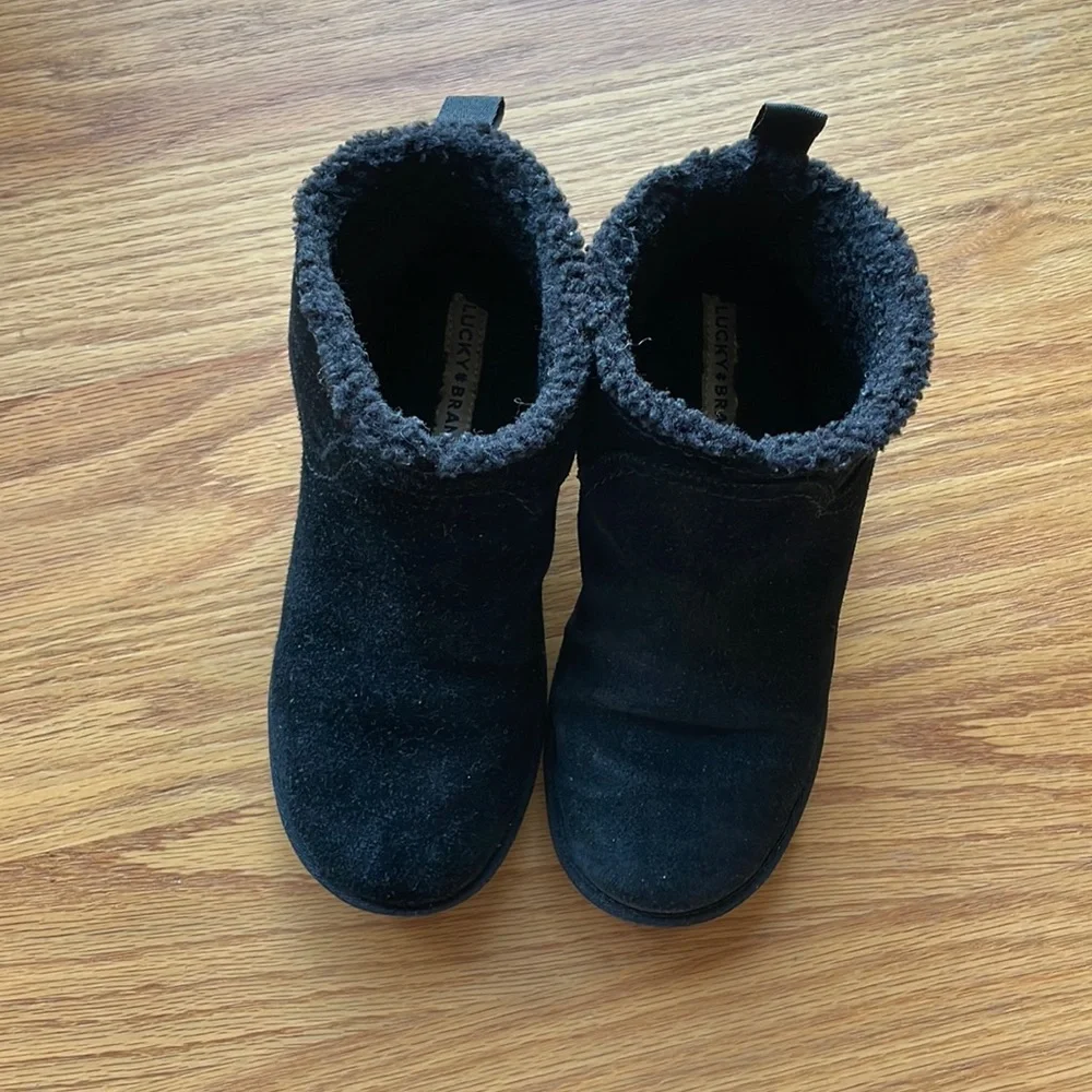 Lucky Brand Suede Women's Dweller Bootie Ankle Boot - Picture 6 of 8